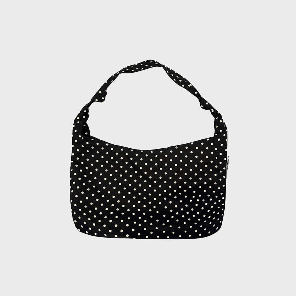 Dot rhythm eco bag Deep navy