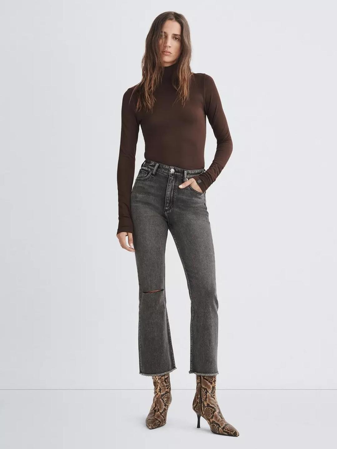 Women Casey High-Rise Ankle Flare - Serwholes