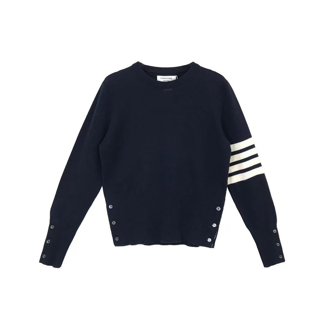 Thom Browne Cashmere 4-Bar Stripe Knit