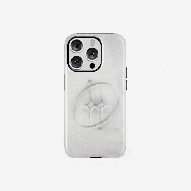 grayish logo tough phone case