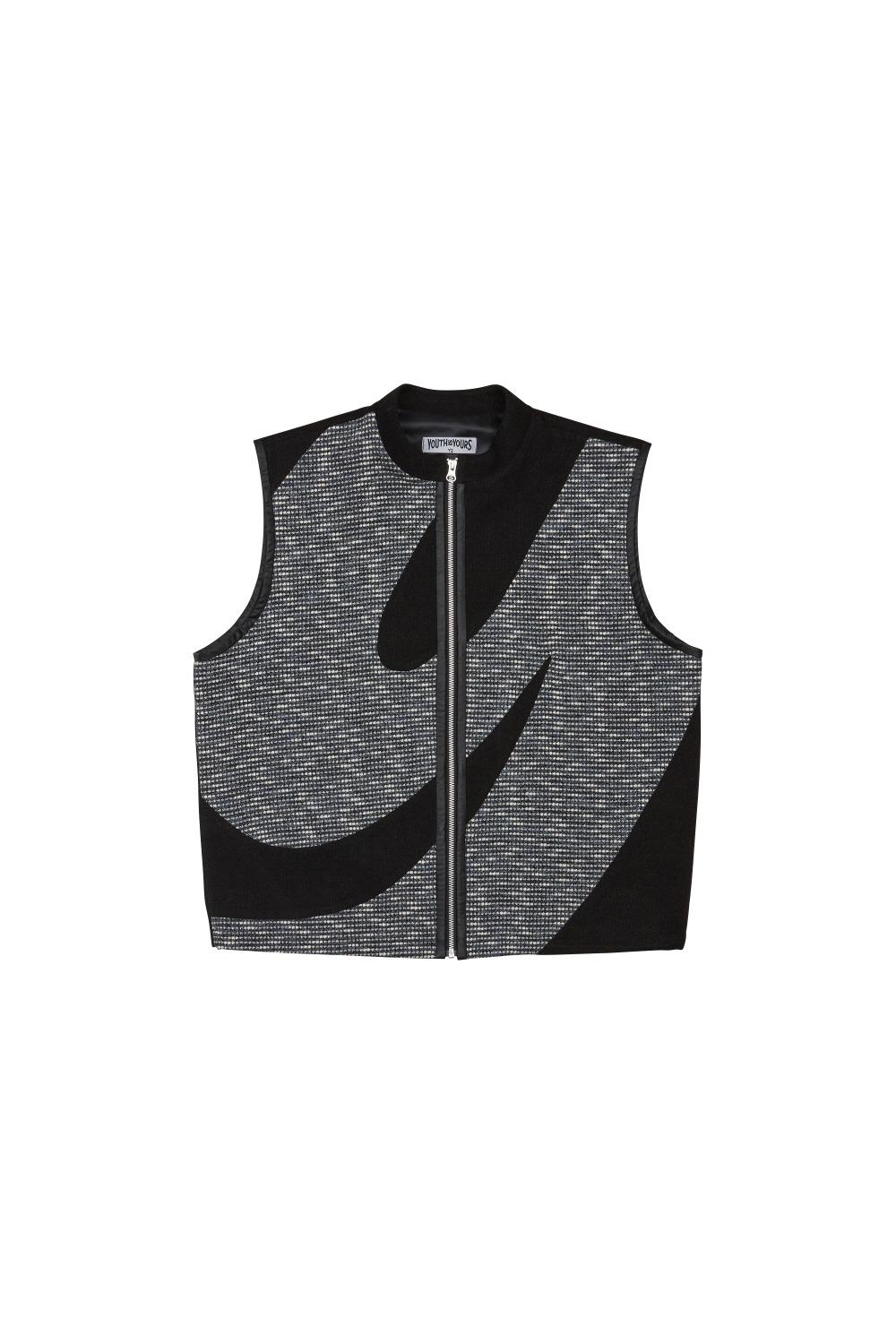 Y VEST ZIP UP [BLACK]