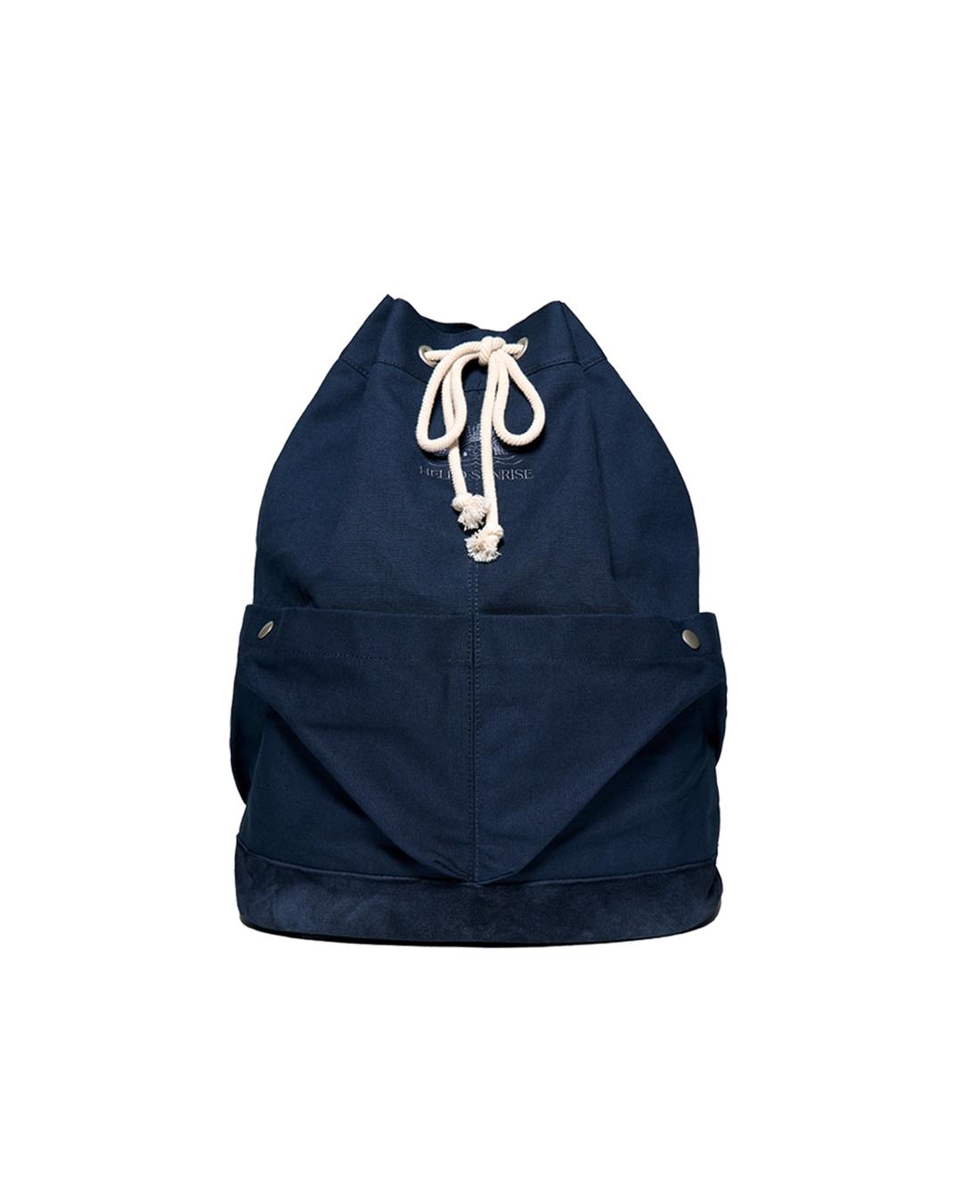 HS Canvas Duffle Backpack_Navy & Navy