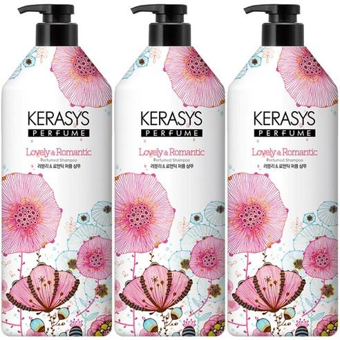 케라시스 러블리 앤 로맨틱 퍼퓸 샴푸 꽃향, 980ml, 3개 - 샴푸 | 쿠팡