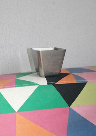 square silver bowl