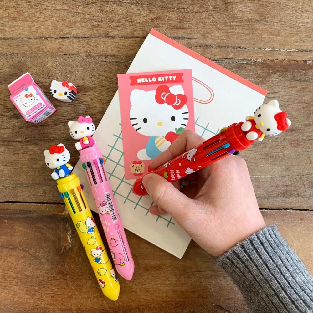 헬로키티 볼펜 산리오 10색 볼펜