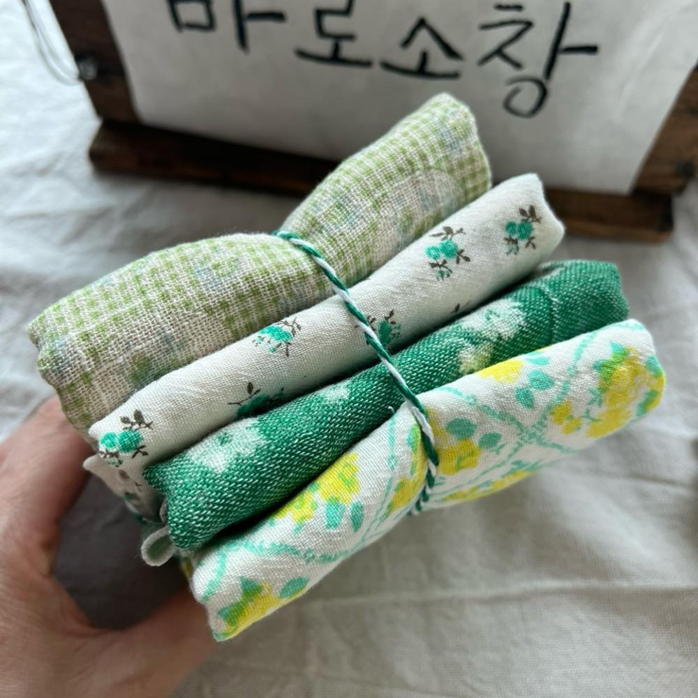 [초록]] 거즈 손수건 낱개판매