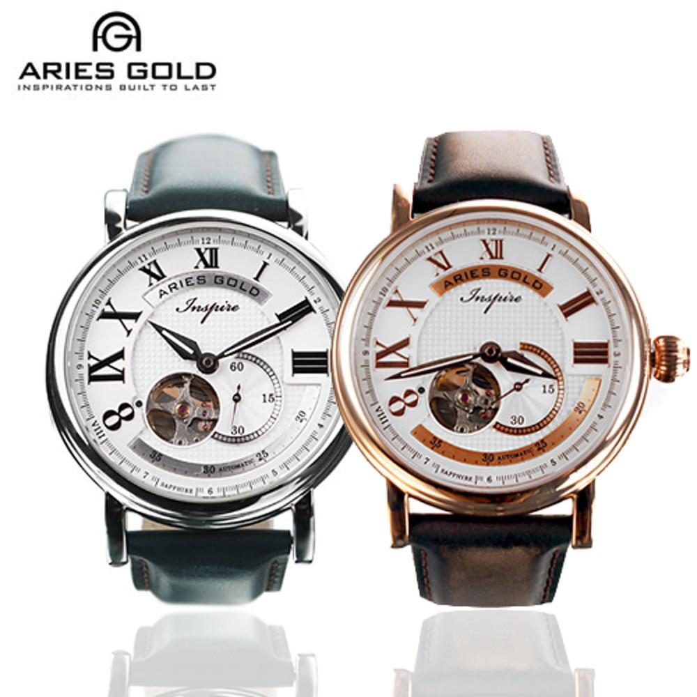 [에리스골드] G903 (2color) 오토메틱 가죽밴드시계 싱가폴 명품