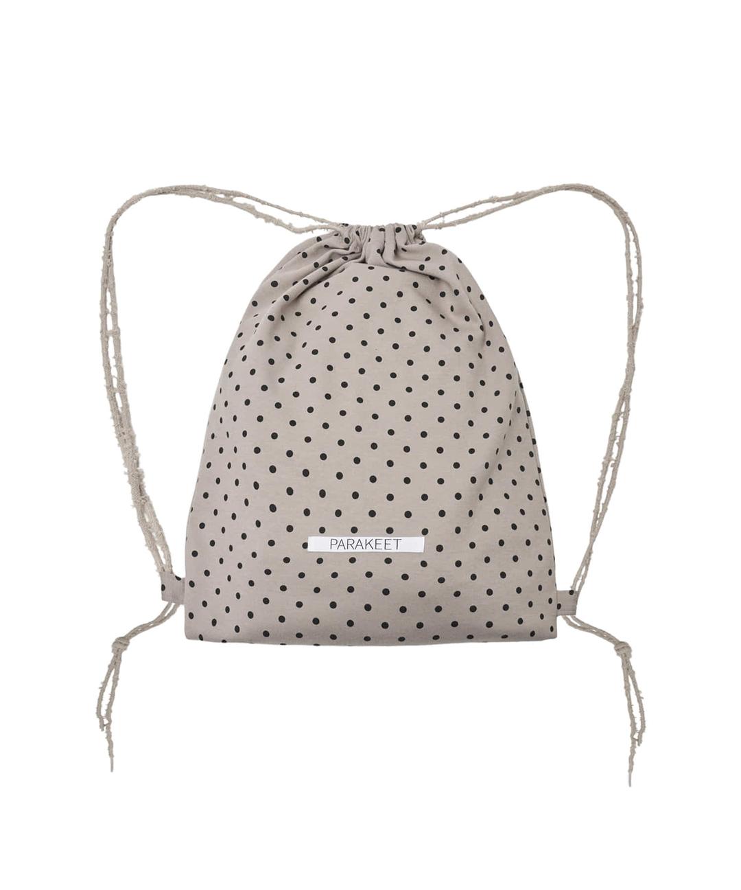 Multi Dot Gym Sack (Beige)