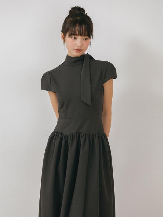 Bridal Still Line One-piece_charcoal
