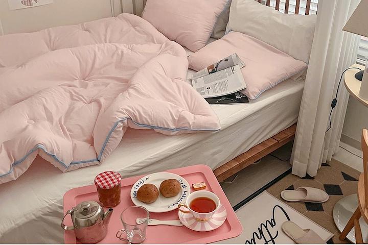 부드럽고 폭신한 보들 마이크로모달 워싱 차렵이불세트 S/SS,Q (6컬러)