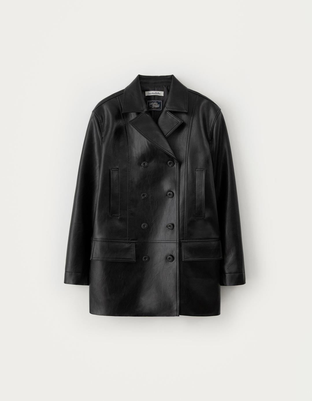 Folt Leather Jacket - Black