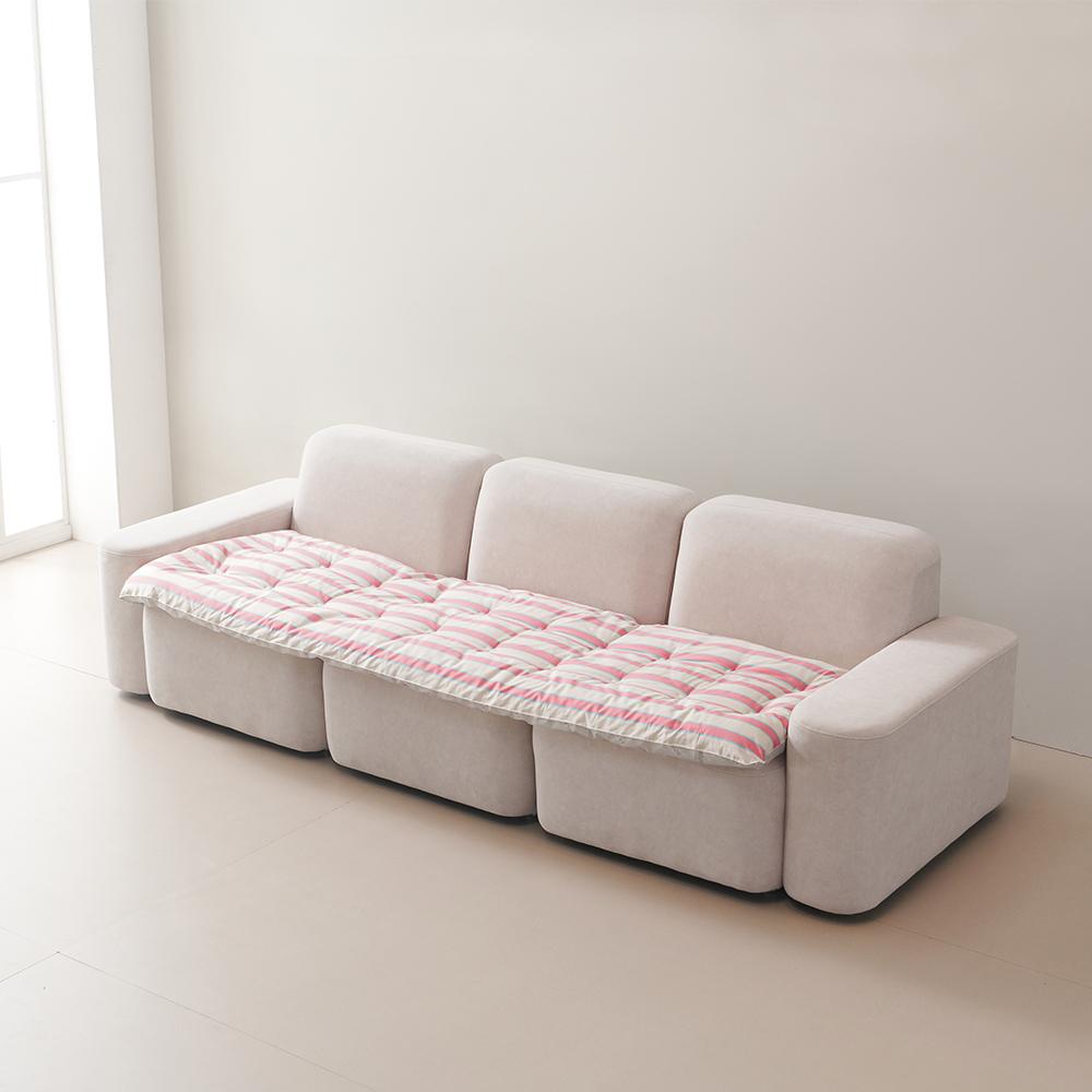 노벨&바사 트윌 스프링 소파패드 노벨코랄(S/L)