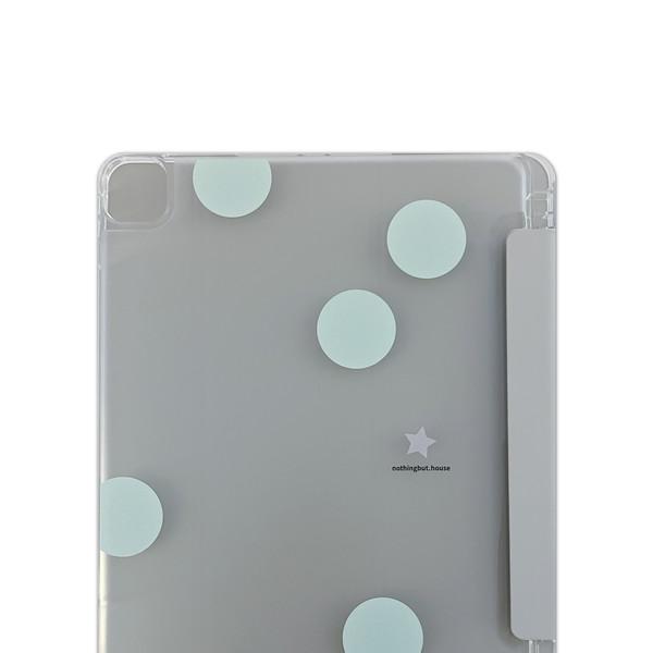 dot&star pad case (green)