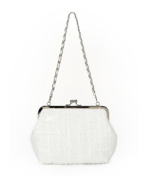 TWEED BAGUETTE BAG (ivory)