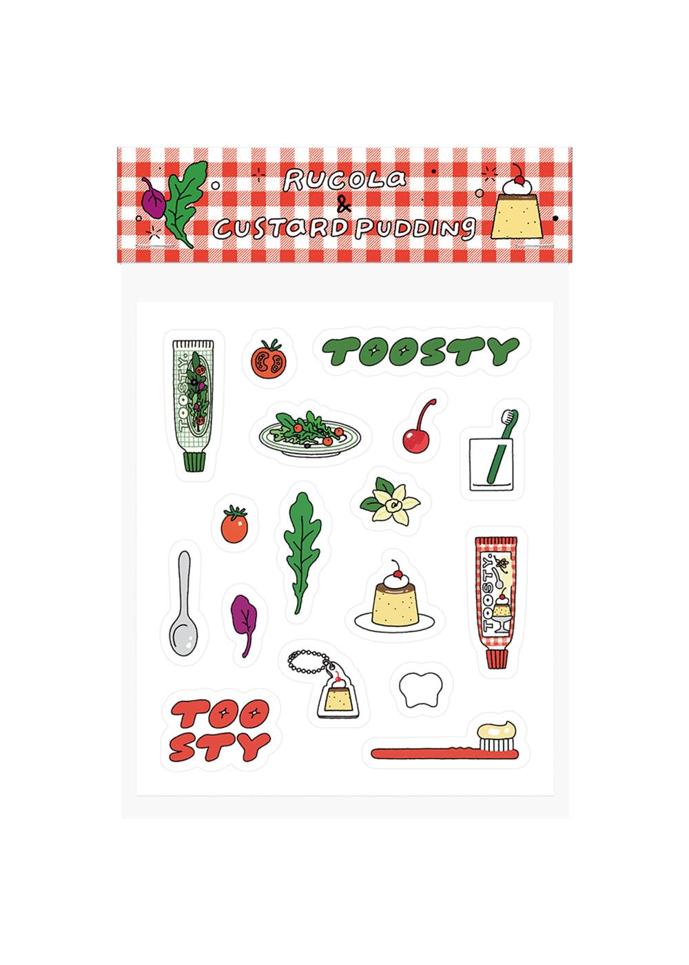 TOOSTY RECIPE STICKER B