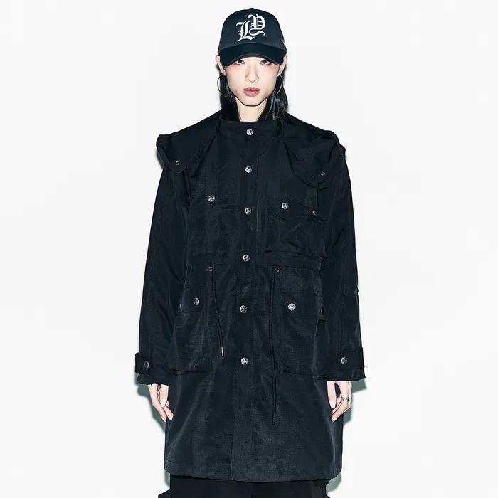 CANTON HOODIE FIELD JACKET BLACK