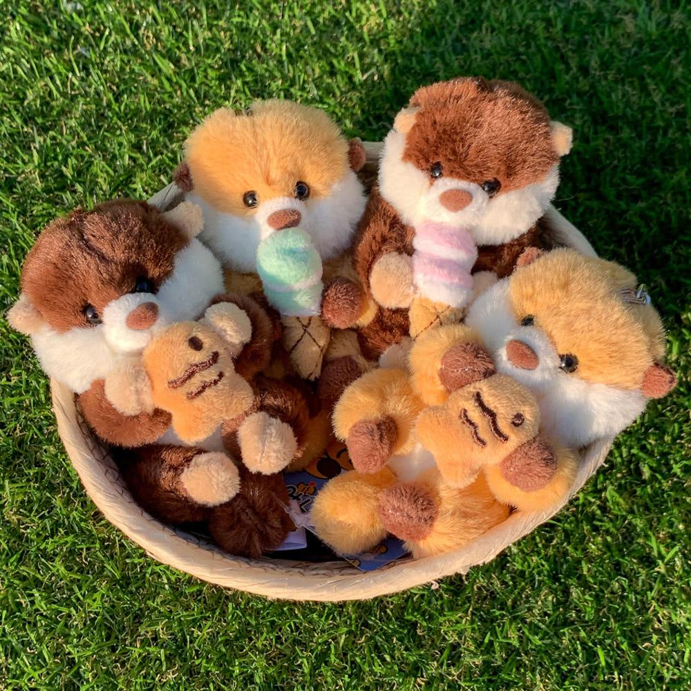 미니 붕어빵 해달 수달 랏코상 키링 인형 가방고리