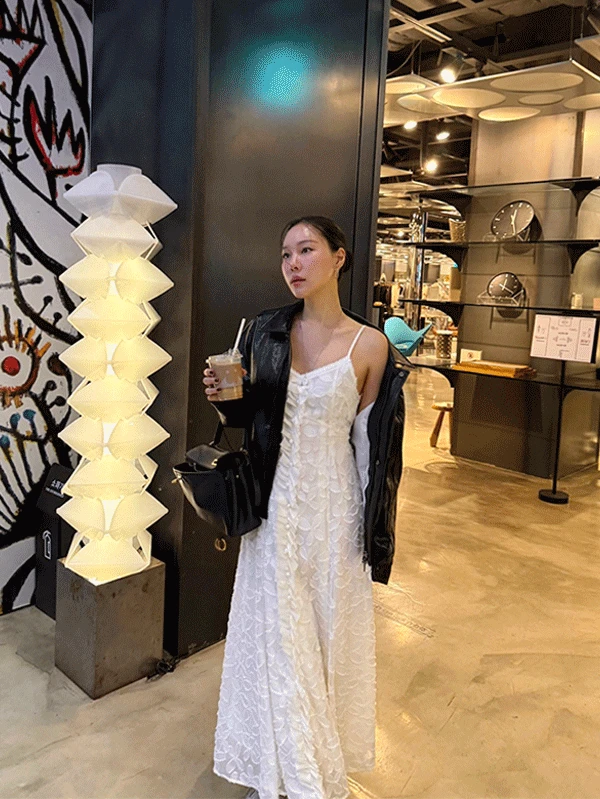Floral frill dress