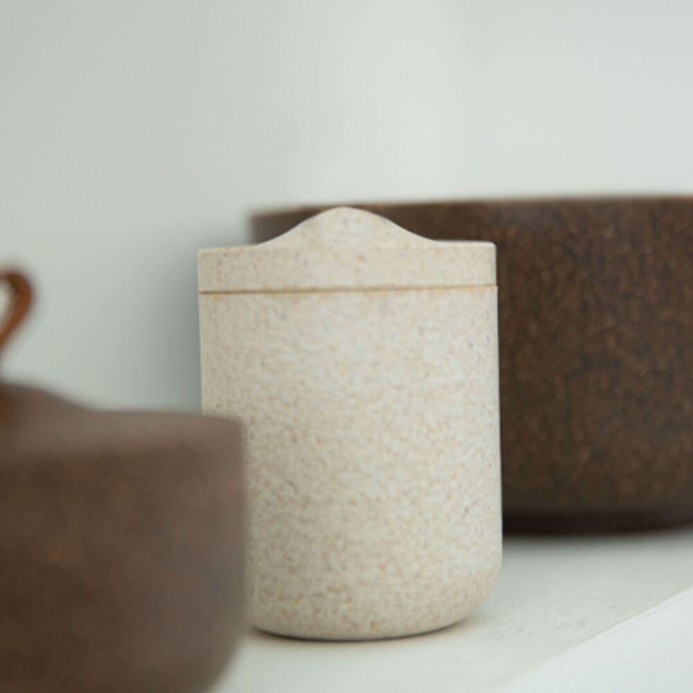 벼껍질 업사이클링 캐니스터(밀폐 타진)