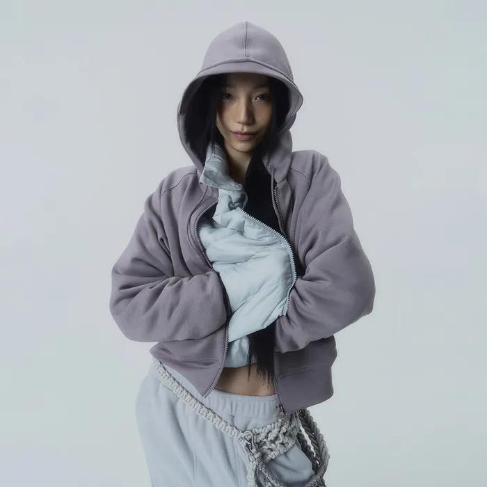 i:e Gel Hoodie 01 / Cocoa