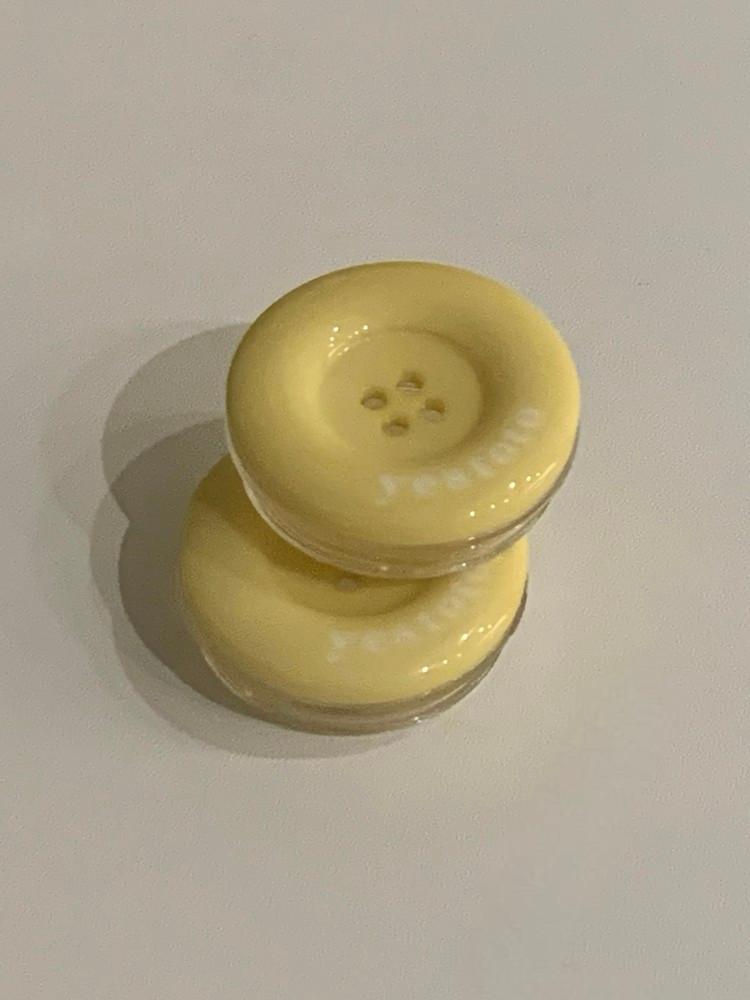 [B grade] 628 light yellow buttontok