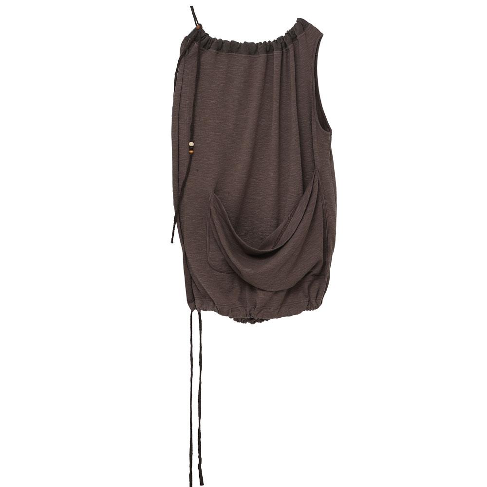 dumpling dress (brown)