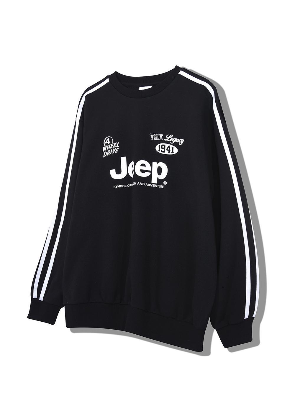 바인드 단독) 1941 소매 배색 맨투맨