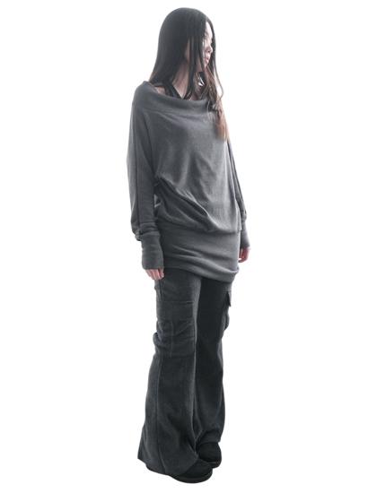 숄더 니트 톱 원피스 (3c)