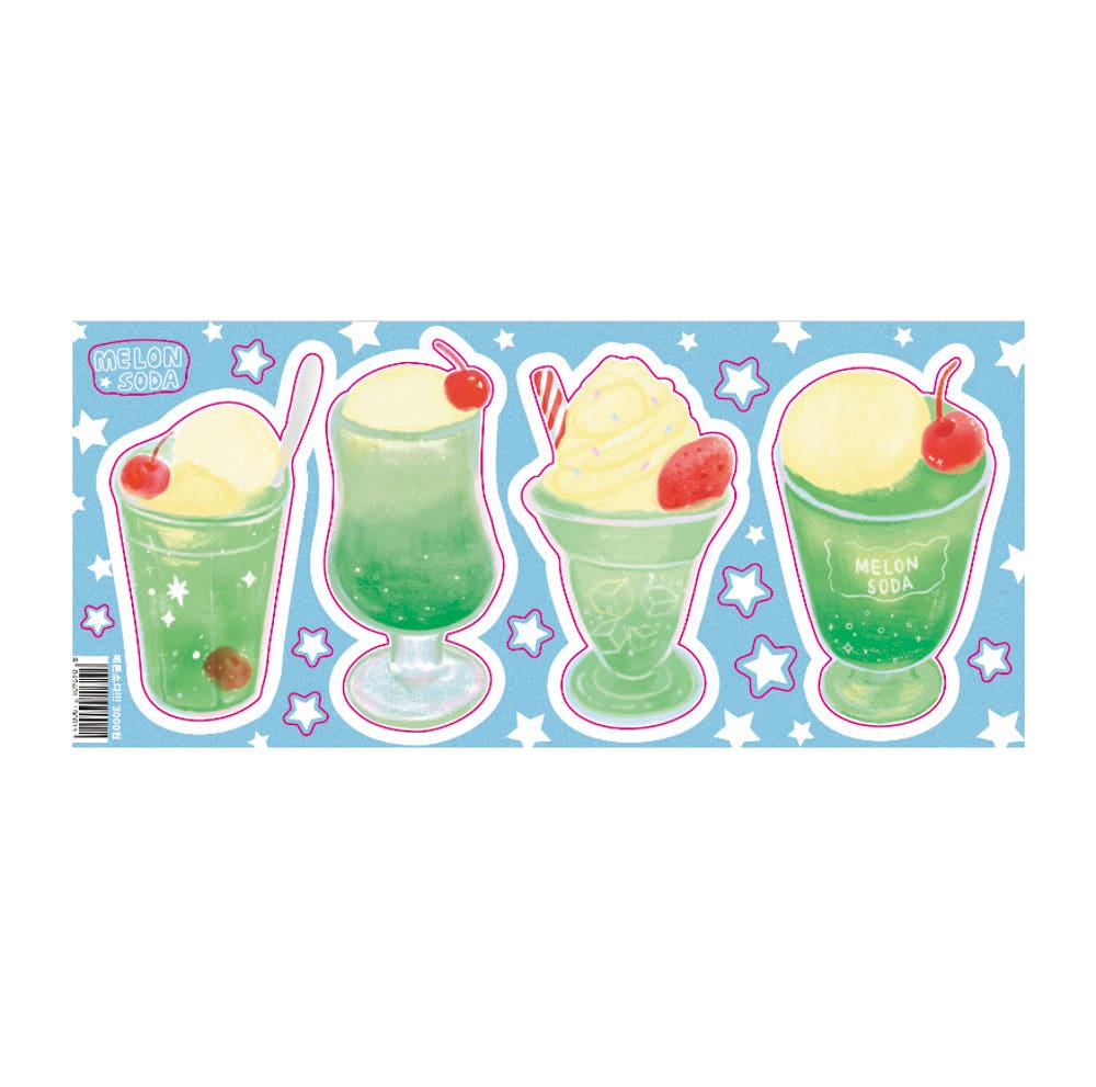 [훈찌마켓] 메론소다 스티커