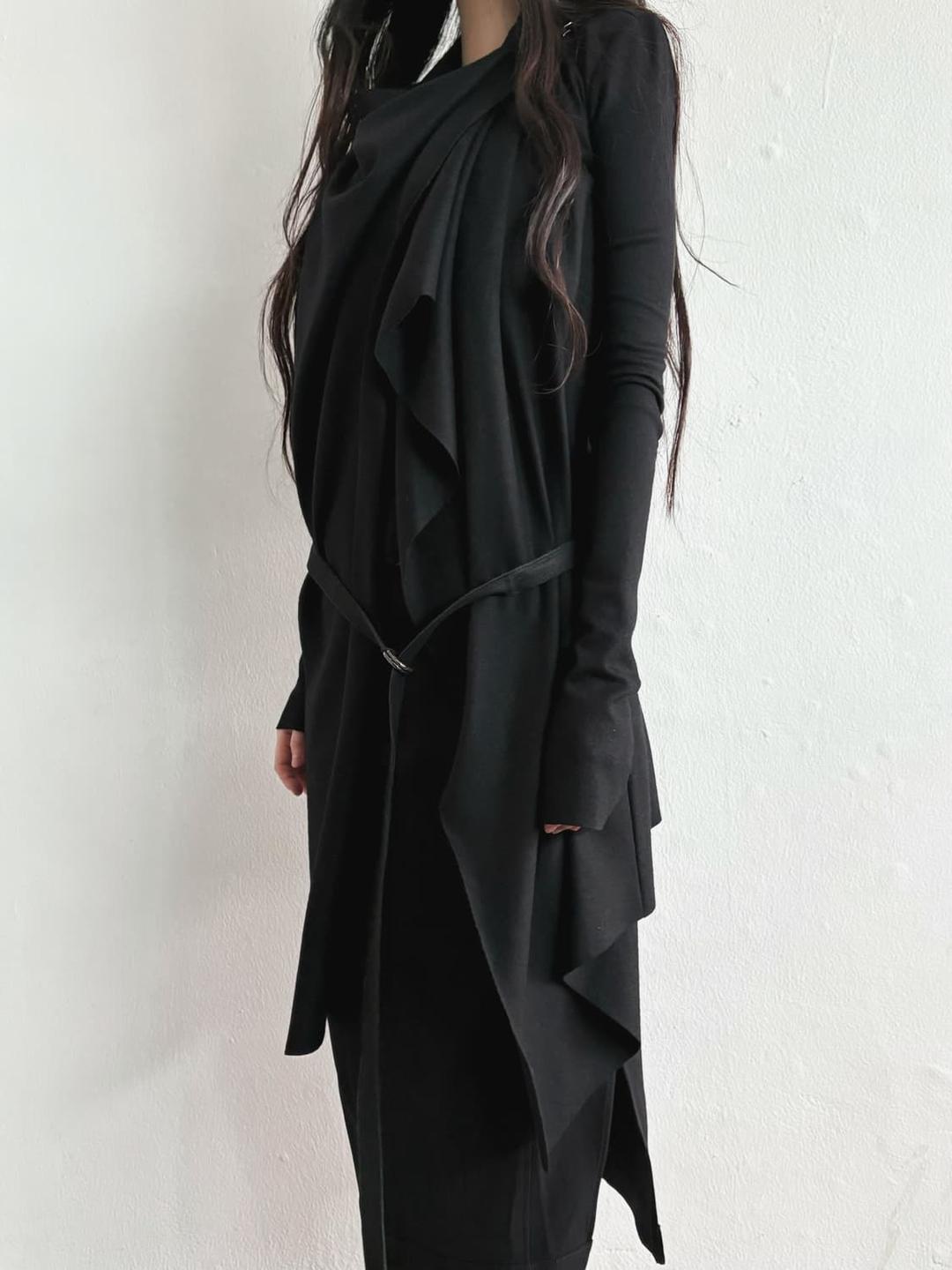 헬무트랭 드레이프 925실버참 고딕 아방가르드 가디건 | 후루츠패밀리