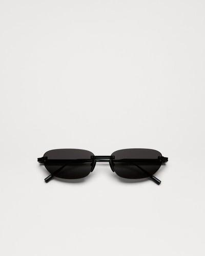 Rimless Oval Black