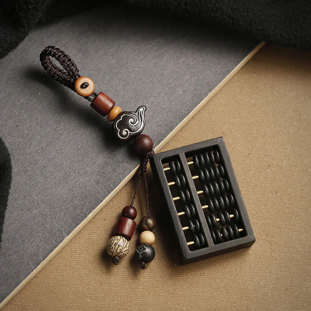 재물운 흑단 주판 키홀더 가방고리