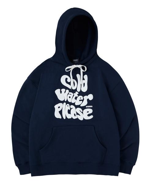 Cold Water Plz 오버 후드_네이비