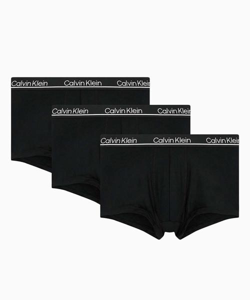 남성 CK 마이크로 플러스 로우 라이즈 트렁크 3PK_NP2752O(2 Color)