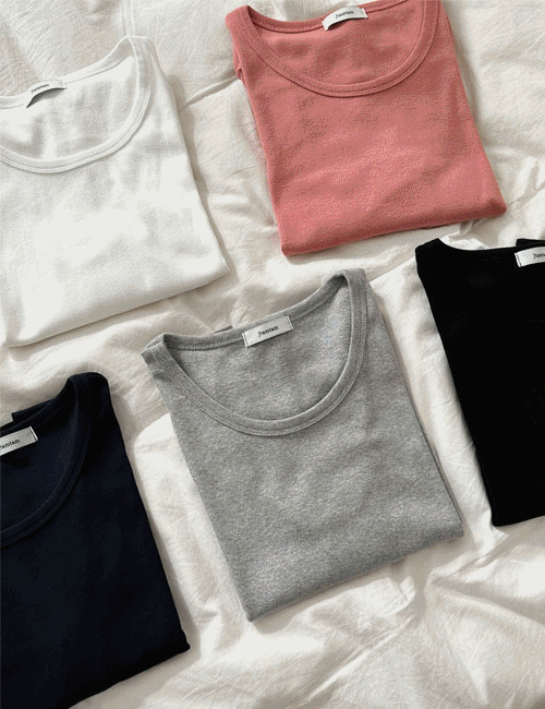 제이탐탐 [MADE]바로배송! 탐탐 데일리 라운드넥 t