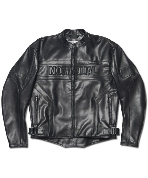 MOTO LEATHER JACKET - BLACK