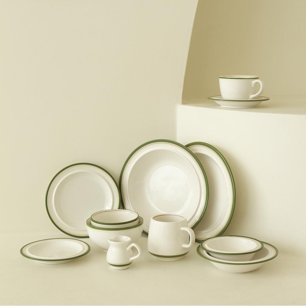 1인식기세트 혼밥그릇세트 화이트 시라쿠스메이플 그릇선물