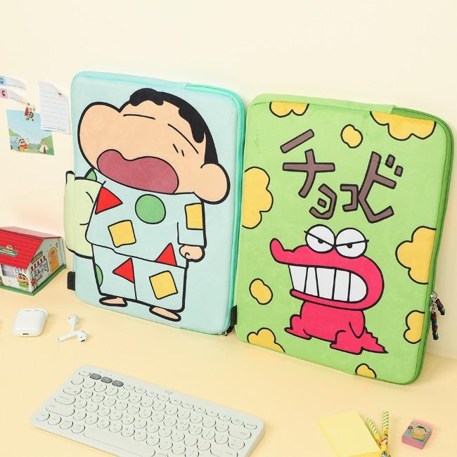 프루그나 짱구 아이패드 파우치 노트북 11인치 13인치 15인치 타블렛 소프트보아 4종