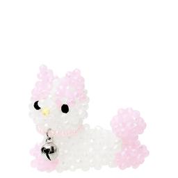 Spotted Cat Key Ring (Baby Pink)