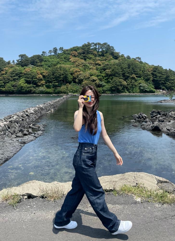 Natural linen denim 네추럴 린넨 생지 데님