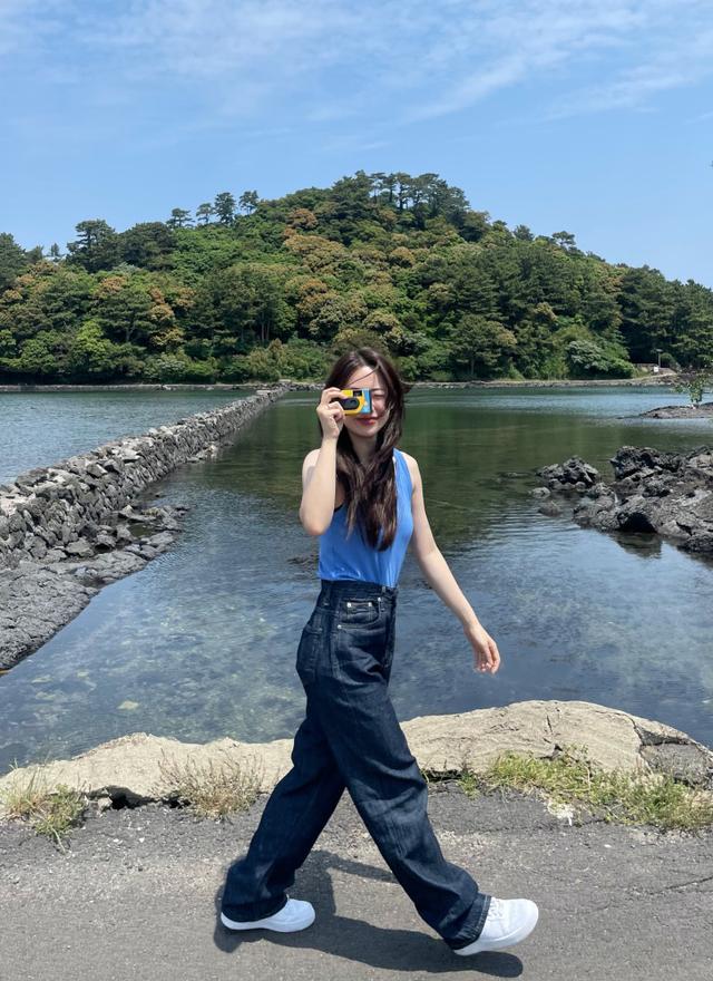 Natural linen denim 네추럴 린넨 생지 데님