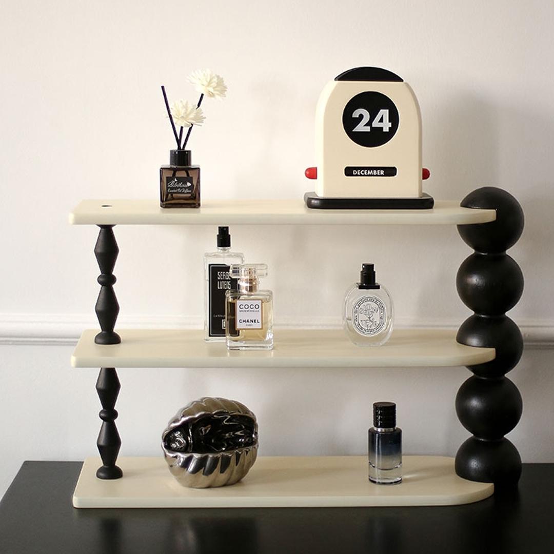 Mid-Century Wood Tray 미드센츄리 우드 빈티지 선반 수납 진열함