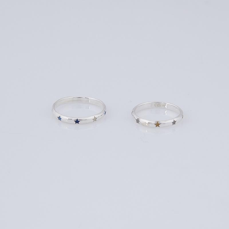 charming patterned ring color