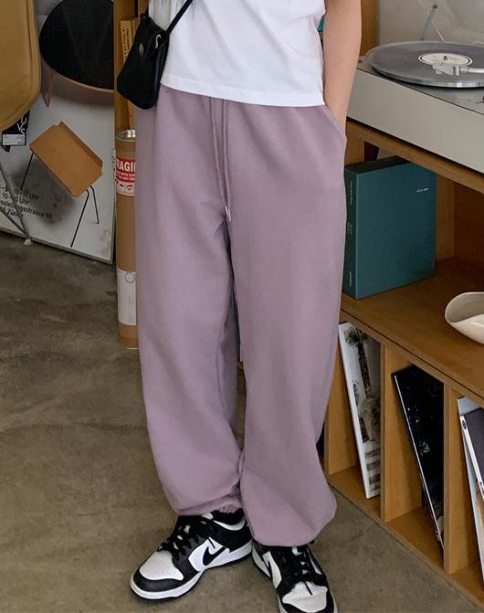 [unisex] 핀포 컬러 조거 팬츠 (10color)