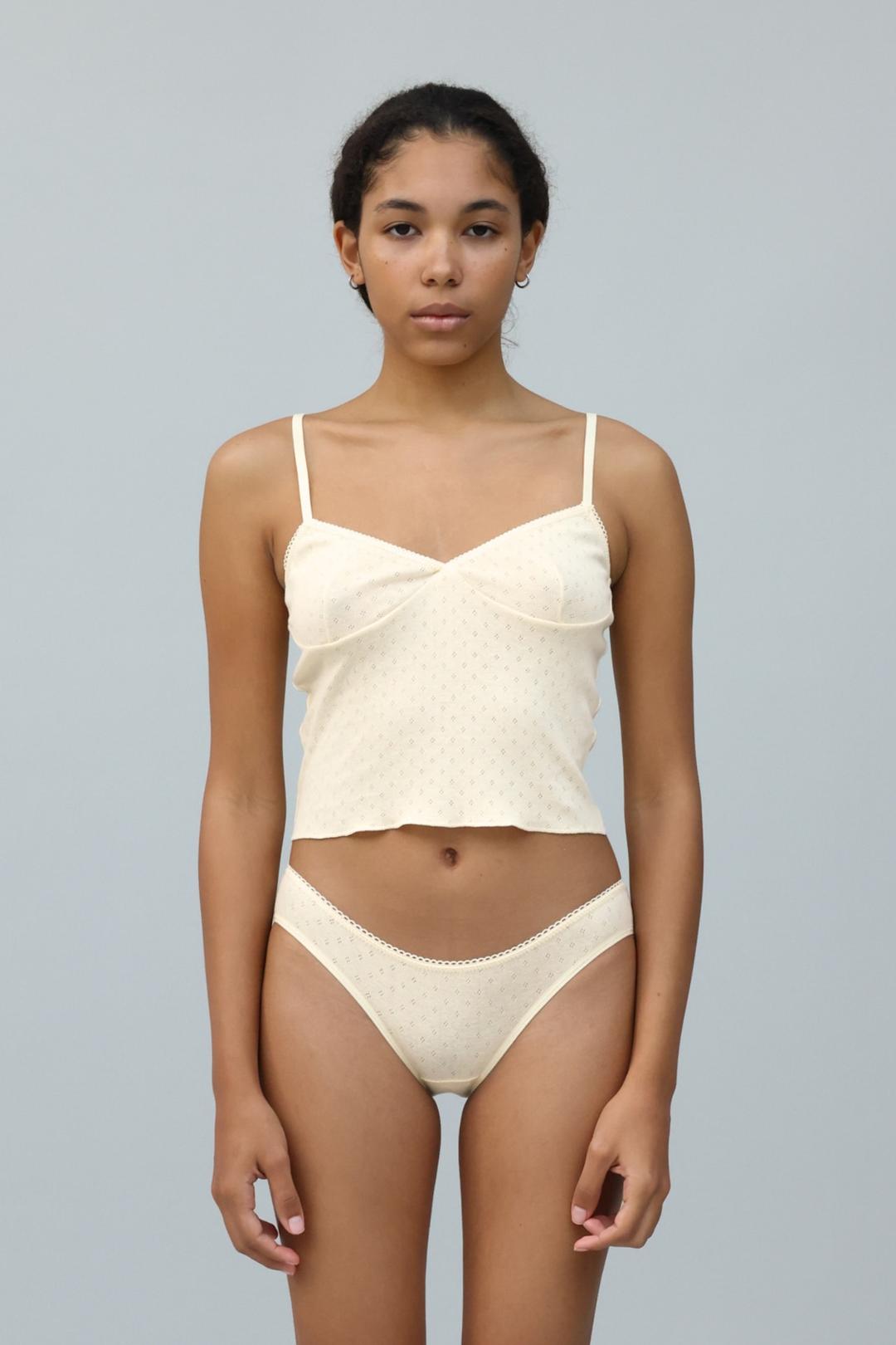 Hailey Cotton Top - Vanilla