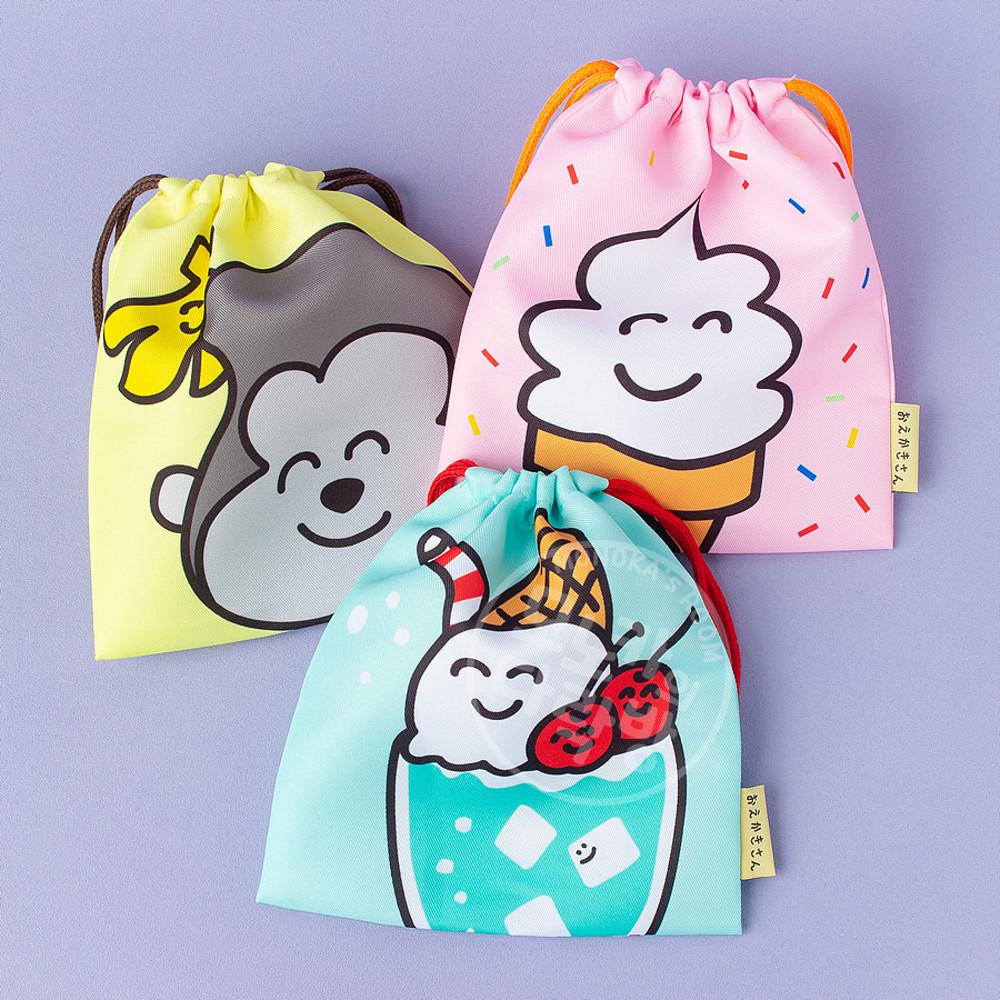 오쿠타니 오에카키상 스트링 파우치 2탄 일본 메론소다 아이스크림 고릴라