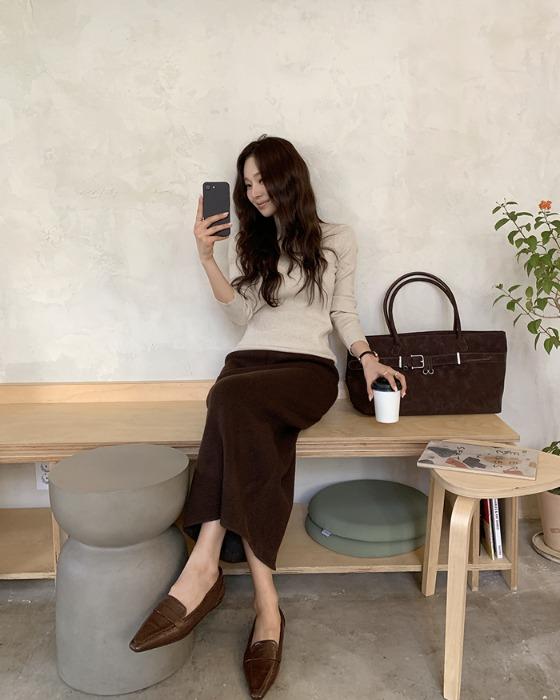 윈터린 밍크 니트스커트(SK)