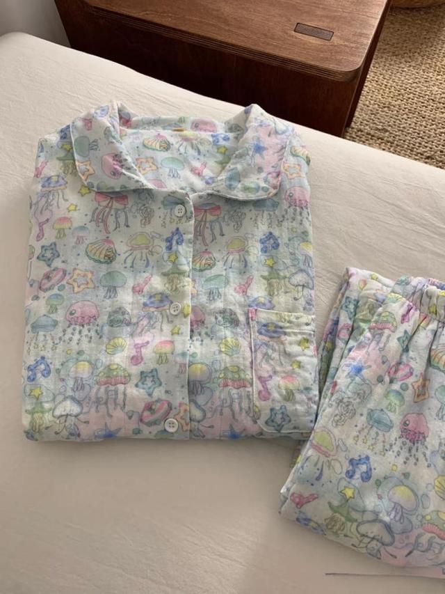 수심 Bubble Ocean Homewear 버블 오션 잠옷 귀여운 파자마 세트