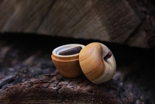 원목 사과모양 케이스