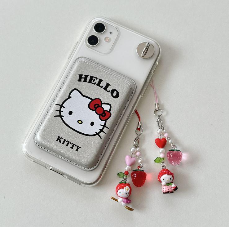 올데이인 [✨주문폭주/당일출고] 🍓딸기 소녀 키티 스트랩 키링 모음 키치 선물 우정 에어팟 버즈 키링 차키가방 키홀더